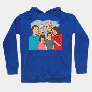 Hand Drawn Family Hoodie